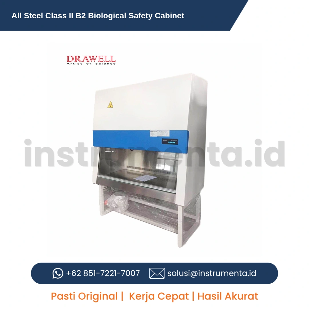 Jual All Steel Class II B2 Biological Safety Cabinet Distributor Resmi Alat Laboratorium Steril